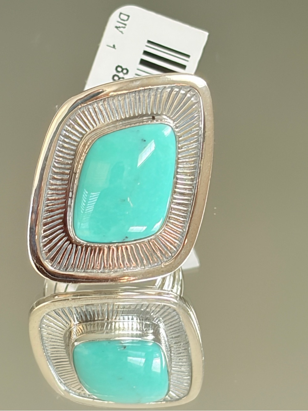 Jay King Sterling Silver Turquoise Ring 7 NWT